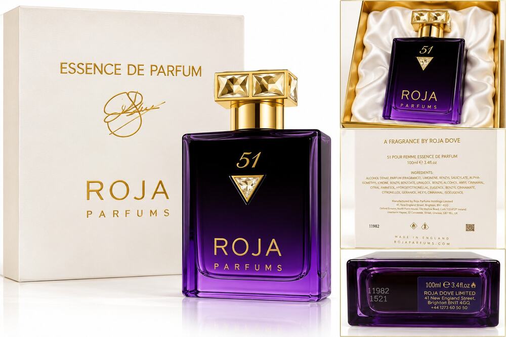 ROJA Parfums 51 Pour Femme Essence de Parfum 100ml 3.4 oz Women